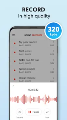 Sound Recorder Plus Voice Rec android App screenshot 14