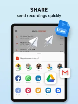 Sound Recorder Plus Voice Rec android App screenshot 1